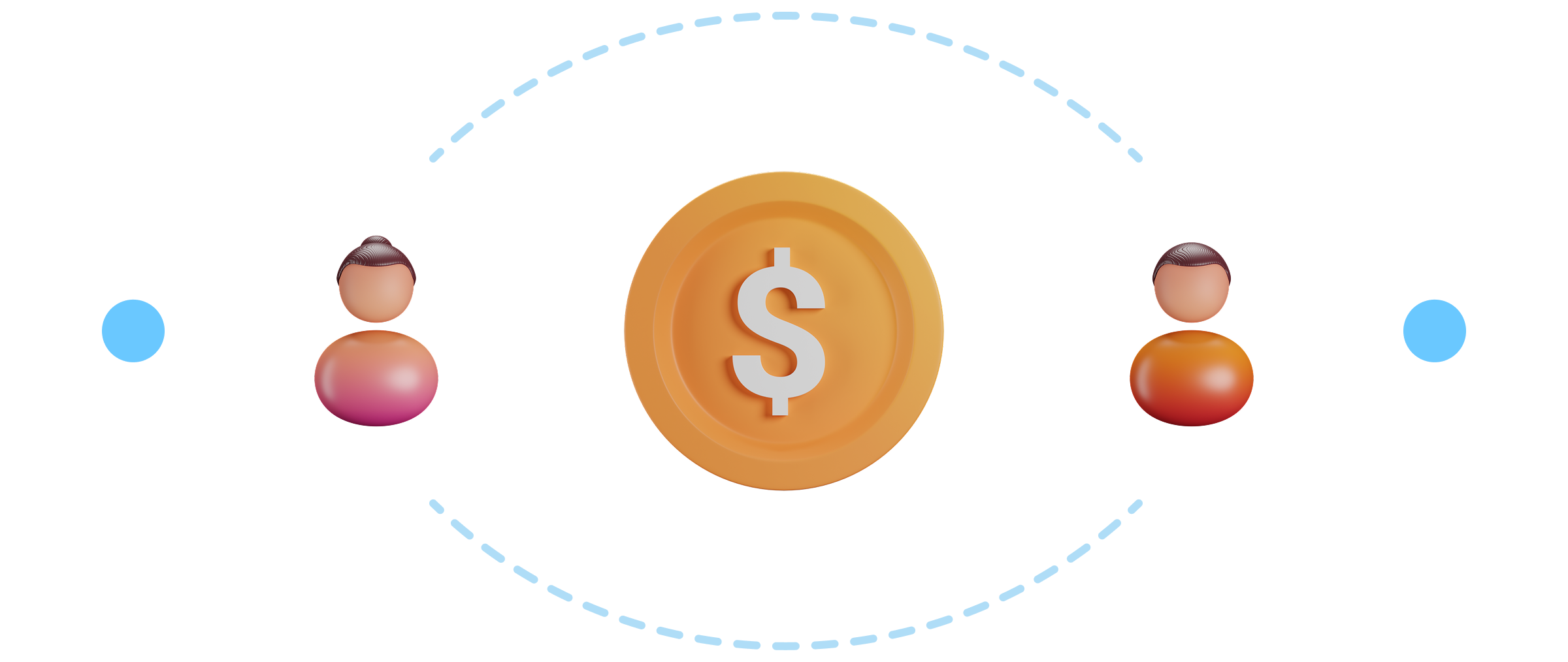 Dashboard showing referral rewards